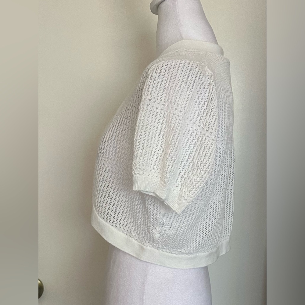 NWT Rabbit Rabbit Rabbit Short Sleeve Cardigan Bolero Lightweight Size M - Picture 13 of 16